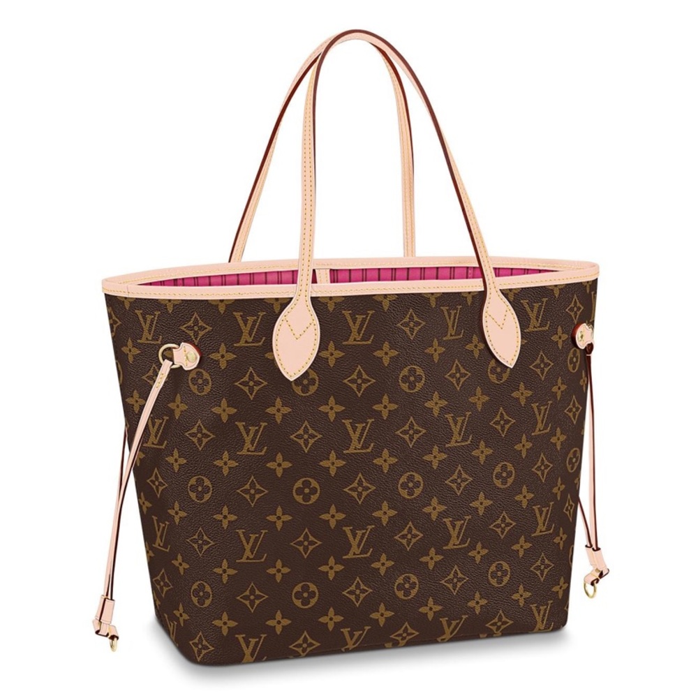Louis Vuitton Mongram Neverfull MM Fushia